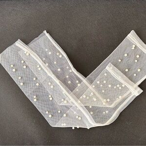 BIRDY GREY PEARL BRIDAL GLOVES